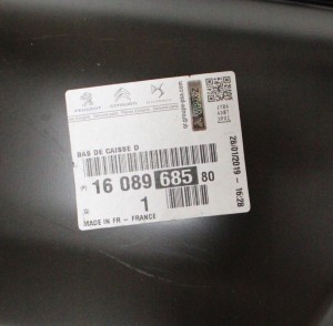 CITROEN C4 PICASSO 2 II 2013-2024 próg słupek B prawy 1608968580 5/5 MINIATURA