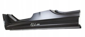 SKODA KAMIQ 658 NW4 2019-2025 próg słupek prawy 658809602D 3/4 MINIATURA