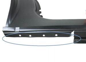 VW MULTIVAN 5 V T5 7H0 2003-2015 próg słupek lewy rama 7H0810075A 4/4 MINIATURA