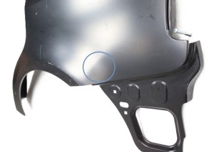 VW TOURAN 1T0 1T3 2010-2015 Tylny tył lewy błotnik 1T0809605H 1T0809843C 3/5 MINIATURA