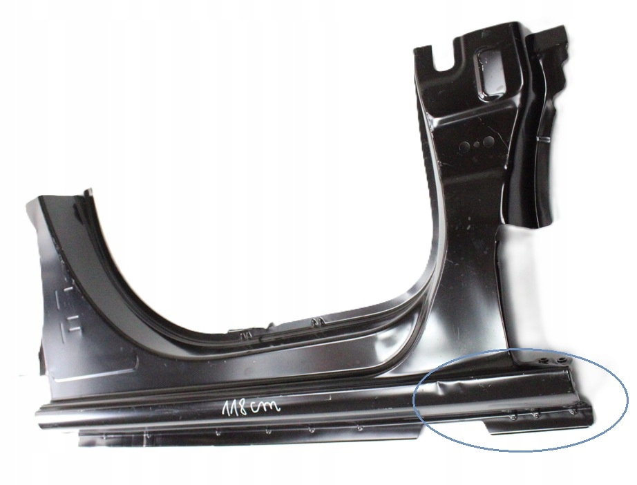 FIAT DOBLO E-DOBLO 3 III 2022- próg słupek prawy 9827687380 9827670480 3/4