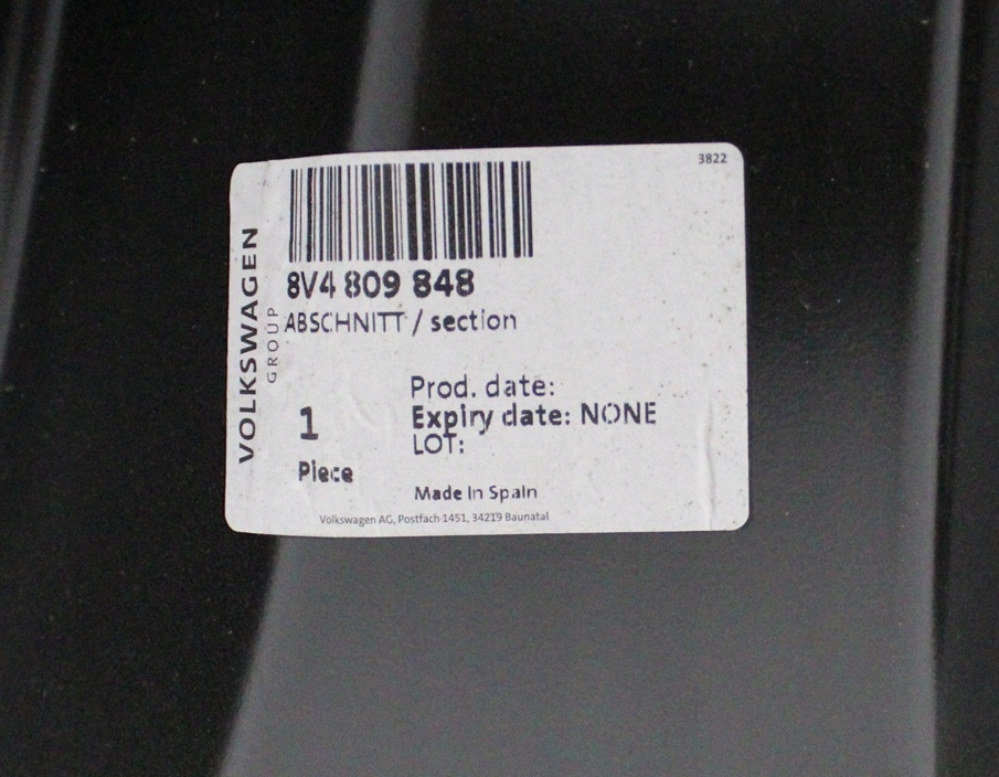 AUDI A3 S3 SPORTBACK 8V4 2013-2019 próg słupek prawy 8V4809848 4/4