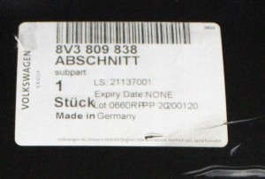 AUDI A3 S3 8V3 3D 2013-2019 tylny prawy błotnik 8V3809838 8V3810076 4/4 MINIATURA