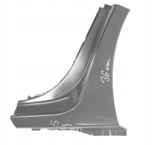 TOYOTA AURIS 2 II E18 2013- tylny lewy błotnik słupek 6160202411 6160212B40 2/3 MINIATURA