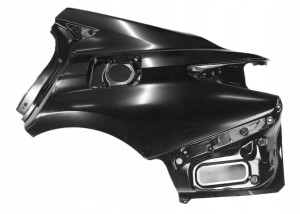 LEXUS ES ES300H 2018-2026 Quarter Panel rear wing fender left 61602-33310 6160233310