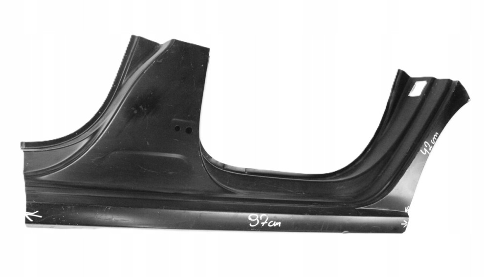 VW POLO 6R4 6C4 5D HB 09- próg słupek lewy 6R4809843A 6R4809843 6R4809051 2/3