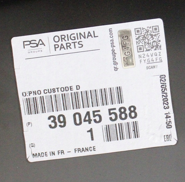 OPEL ASTRA K 5 V B16 2016-2021 próg słupek prawy 39045588 39117464 4/4