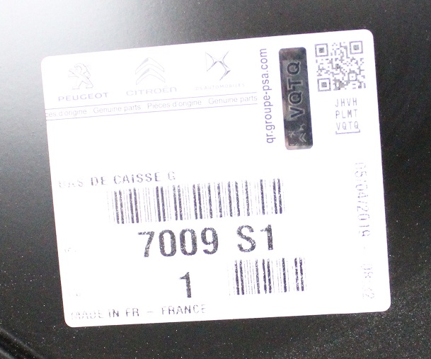 CITROEN C4 2 II NC 2009-2018 próg słupek lewy 7009S1 4/4