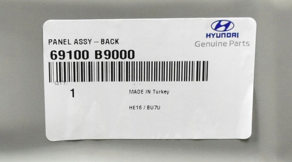 HYUNDAI I10 I-10 II 2 BA 2013-2019 tylny pas ściana 69100B9000 5/5