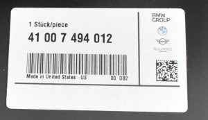 BMW X3 X3M G01 F97 2017-2024 tylny prawy błotnik 41007494002 41007494012 4/4 MINIATURA