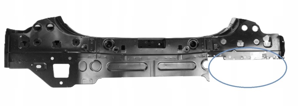 MERCEDES A-KLASA V177 A177 177 SEDAN tylny pas ściana A1776403000 5/5