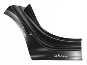 AUDI A4 S4 B9 LIFT 8W5 8W9 19-24 próg słupek C prawy 8W5809848C 8W9809848C 2/3 MINIATURA