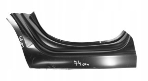 AUDI A4 S4 B9 8W5 8W9 2015-2019 próg słupek prawy 8W5809848 8W9809848 2/3 MINIATURA