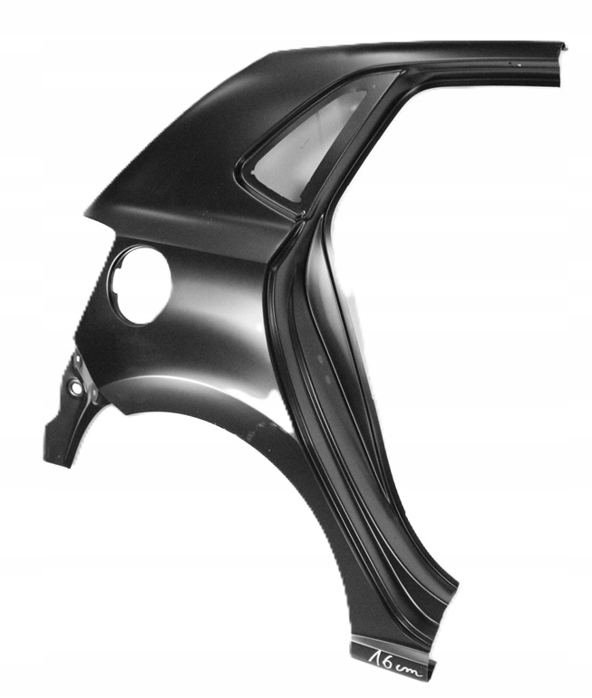 VW POLO 6R4 6C4 5D HB 2009-2017 Tylny prawy błotnik 6R4809844A 2/3