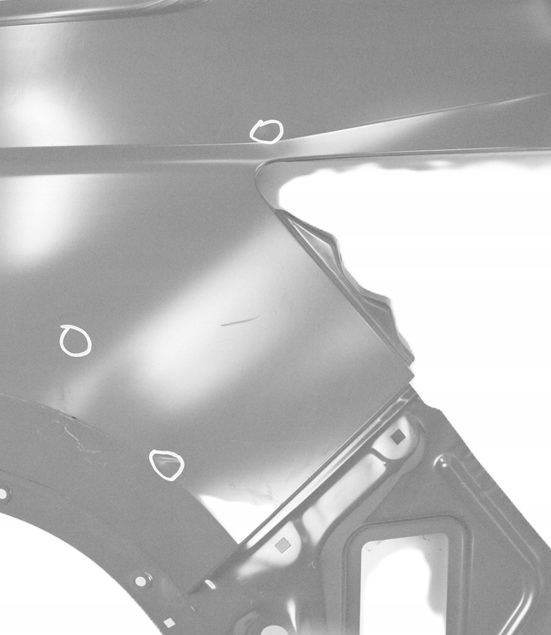 SKODA KODIAQ 565 2016-2024 tylny tył lewy błotnik 565809605A 565809601C 4/4