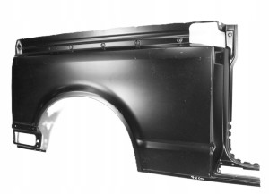 VW TRANSPORTER T6 7E3 L2 LONG 2015-2023 tylny błotnik prawy 7E3809844 3/4 MINIATURA