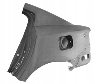 TOYOTA AVENSIS T27 T29 SEDAN 09- tylny lewy błotnik 61602-05130 6160205130 3/4 MINIATURA