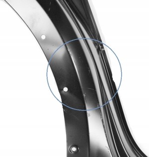 VW TIGUAN 2 II 5NA AD1 2016-2024 tylny prawy błotnik słupek C 5NA809844 4/4 MINIATURA