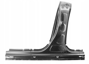 MERCEDES CLA W117 X117 A117 C117 117 13-19 Sill door Quarter Panel Sill door Quarter Panel B-pillar left A1176371100