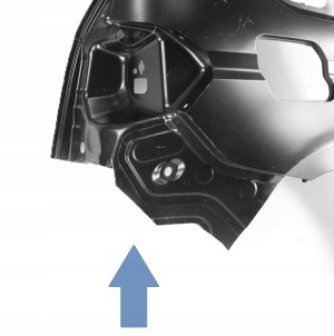 VW TOURAN 3 III 5TA 2015-2024 tylny tył błotnik prawy 5TA809844 5TA809052 4/4 MINIATURA