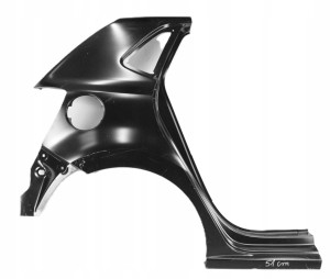 VW POLO 6R4 6C4 5D HB 2009-2017 Quarter Panel rear wing fender right 6R4809844A 6R4809052