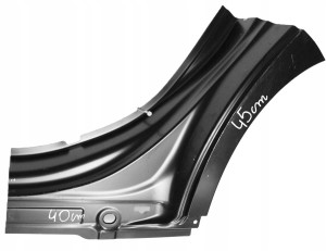 MERCEDES CLA SHOOTING BRAKE X118 A118 118 Tylny lewy błotnik A1186307500 2/3 MINIATURA