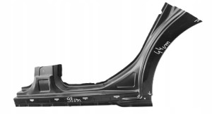 MERCEDES-BENZ C-KLASA W204 S204 A204 204 07- Próg słupek lewy A2046373735 2/3 MINIATURA