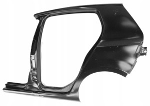 VW GOLF 6 VI 5K4 5D 2008-2012 tylny tył błotnik lewy 5K4809843 5K4809605B 2/5 MINIATURA