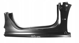 OPEL ASTRA K 5 V B16 2016-2021 próg słupek prawy 39045588 39117464 2/3 MINIATURA