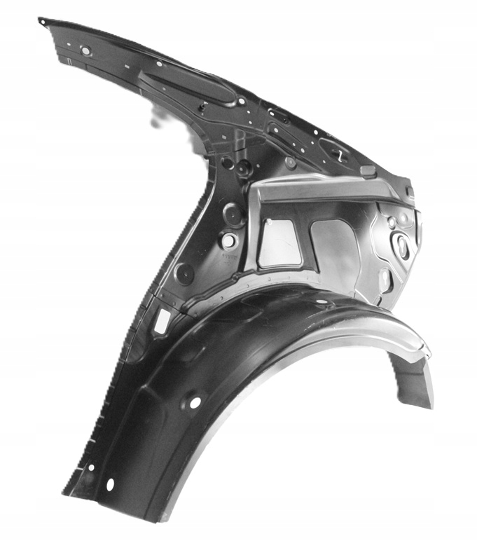 MERCEDES C-KLASA W206 A206 206 SEDAN 2021- tylny lewy błotnik A2066301702 3/4