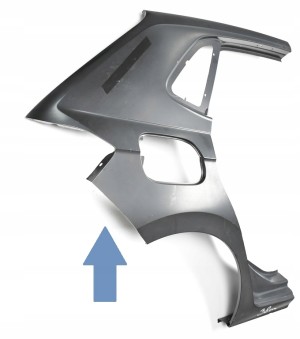 VW POLO 2G4 5D HB 2017-2024 Tylny tył prawy błotnik 2G4809052F 2G4809844 2/2 MINIATURA