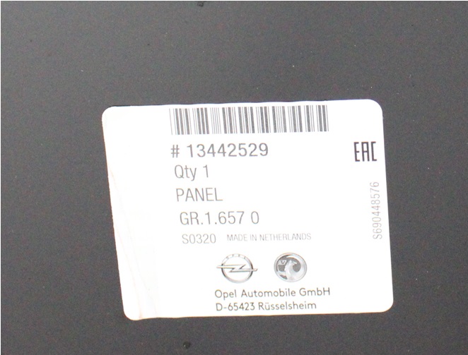 OPEL ASTRA J 4 IV KOMBI P10 2009-2016 tylny tył lewy błotnik 13442529 4/4