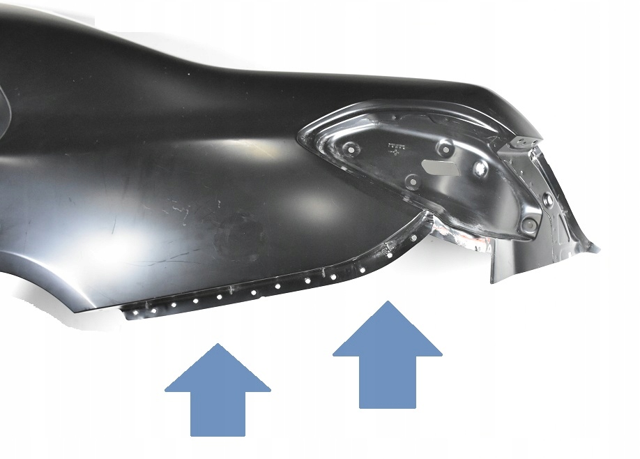 MERCEDES S-KLASA W222 A222 222 2013-2020 Tylny lewy błotnik A2226307101 3/3