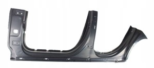 MERCEDES B-KLASA W247 A247 247 2018-2025 próg słupek lewy A2476372102 2/4 MINIATURA