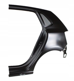 VW POLO 6R4 6C4 5D HB 2009-2017 Tylny lewy błotnik 6R4809843A 6R4809843 3/4 MINIATURA