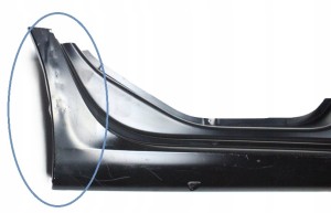 SKODA SCALA 657 2019-2025 Próg słupek prawy 657809602D 4/4 MINIATURA