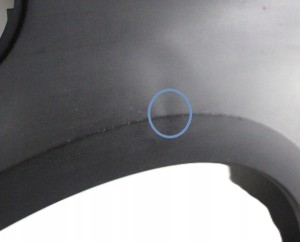 OPEL ASTRA J 4 IV GTC 2012-2018 tylny tył prawy błotnik 1623134580 95525356 4/6 MINIATURA