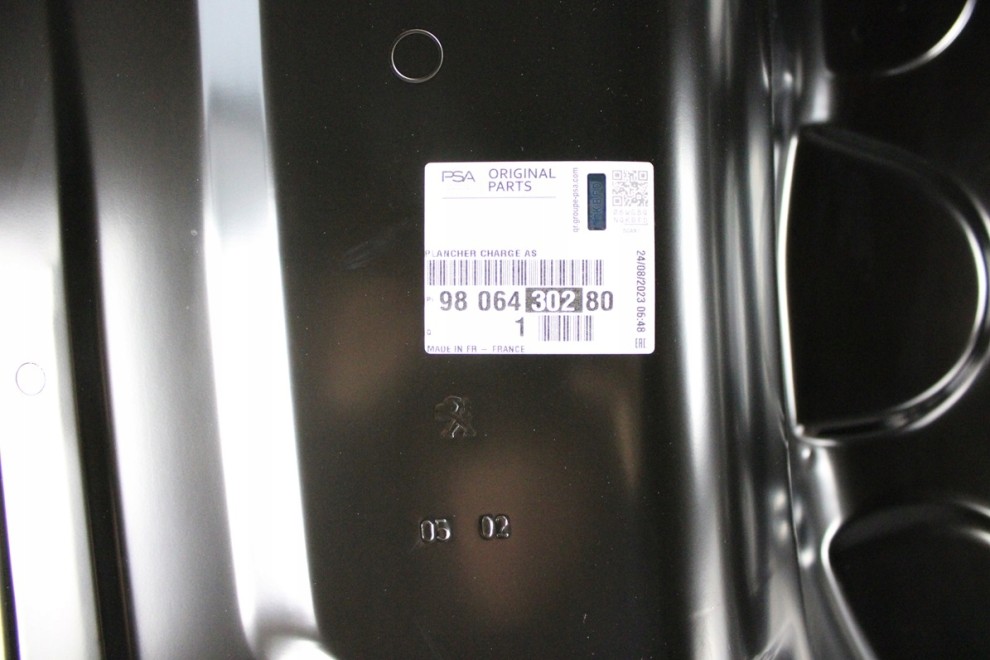 PEUGEOT 208 1 I LIFT ADBLUE 2017-2019 wanna podłoga bagażnika 9806430280 3/4