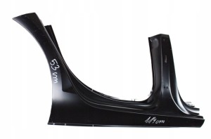 AUDI A4 S4 B9 8W5 8W9 2015-2019 próg słupek prawy 8W5809848 8W9809848 2/3 MINIATURA