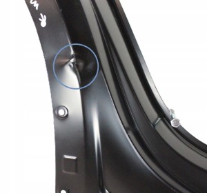 VW TIGUAN 2 II 5NA 2016-2024 tylny tył prawy błotnik zejście 5NA809844 3/3 MINIATURA