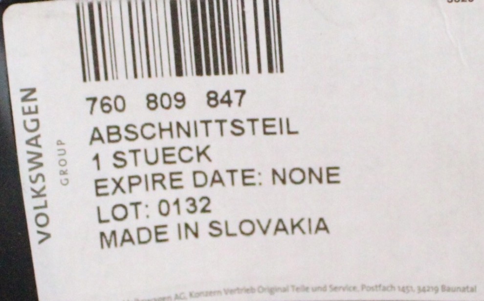 VW TOUAREG 3 III 760 CR7 2018-2025 próg słupek lewy 760809847 4/4