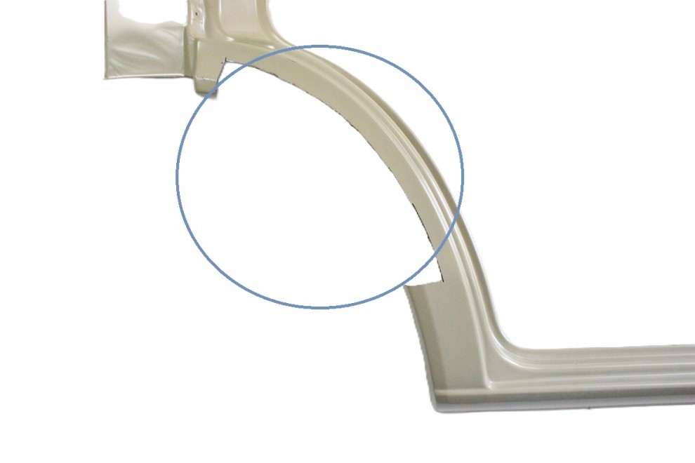 MERCEDES SPRINTER 901 903 1996-2006 DOKA KABINA próg słupek lewy 2D3810575 4/4