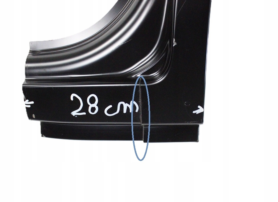 OPEL MOVANO B X62 2010-2022 Próg słupek A prawy 93168351 95508668 5/5