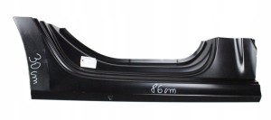 SKODA OCTAVIA 4 IV 5E7 2020-2025 Sill door Quarter Panel Pillar right 5E7809602D