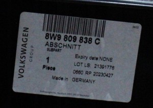 AUDI A4 S4 B9 LIFT KOMBI 8W9 2019-2024 tylny prawy błotnik 8W9809838C 5/5 MINIATURA