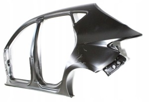 SEAT LEON 4 5FA KL1 2020-2025 tylny lewy błotnik 5FA809605B 3/4 MINIATURA