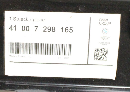 BMW 3 F30 F31 2012-2019 słupek A czołowy szybowy lewy 41007298165 3/3