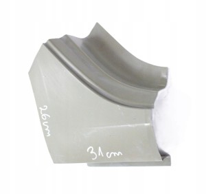 TESLA 3 MODEL 3 17-24 tylny prawy błotnik słupek C 1073674S0A 1073674SCB 2/2 MINIATURA