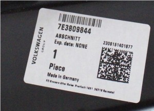 VW TRANSPORTER T6 7E3 L2 LONG 2015-2023 tylny błotnik prawy 7E3809844 4/4 MINIATURA