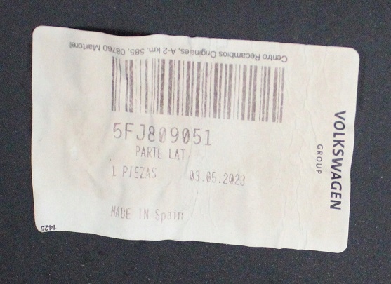 SEAT TARRACO 5FJ KN2 2018-2024 słupek czołowy dachowy lewy 5FJ809051 4/4